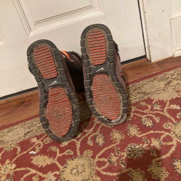 Nike Suede Tall Winter Boots Lace and Zip Sz 8 - Picture 10 of 10